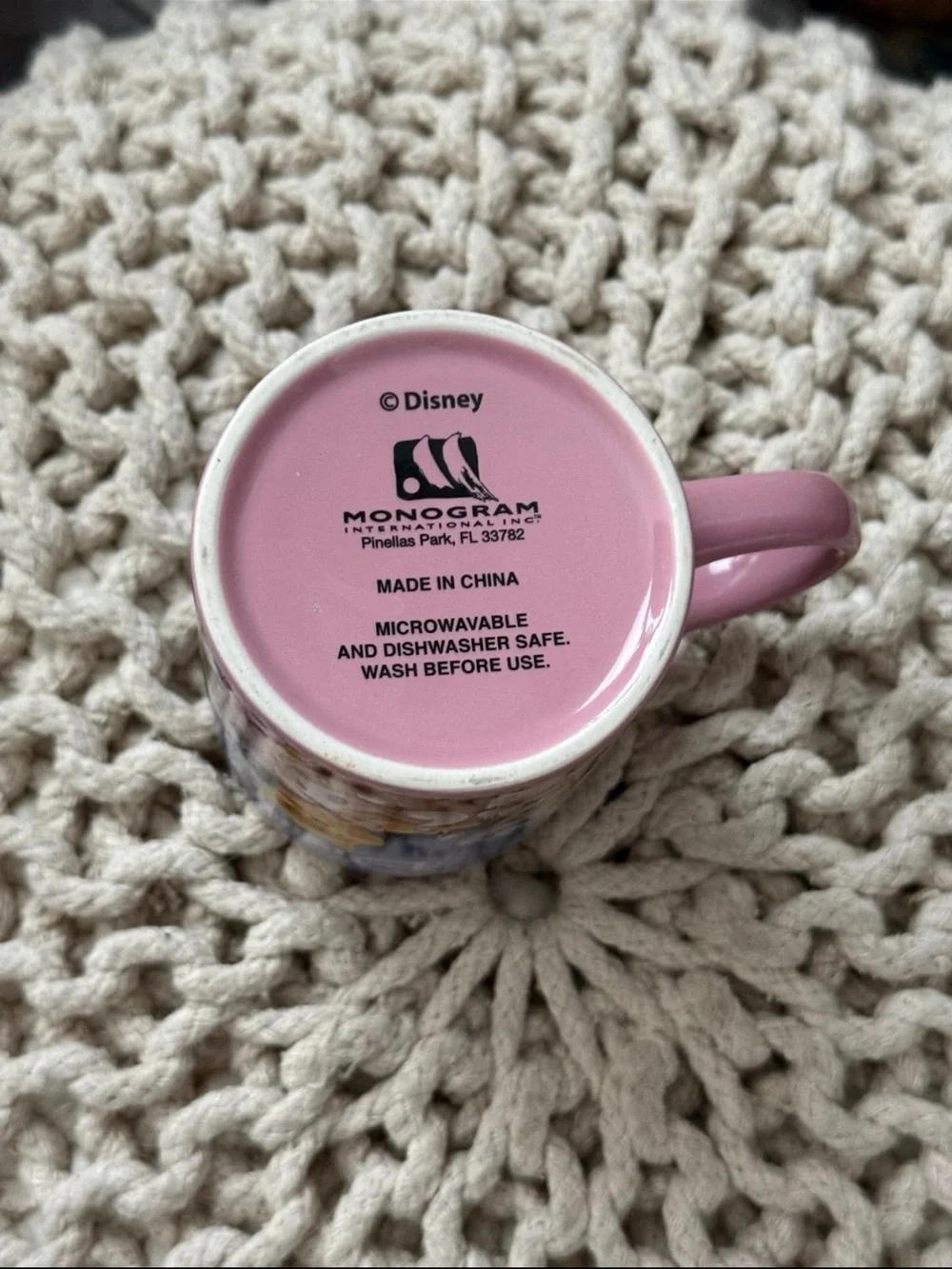 Disney Pink Disney Princesses Ceramic Coffee Mug